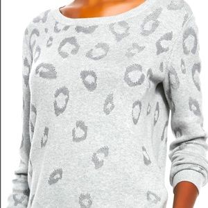 Joie XS 
Lilibeth Animal-Print Knit Sweater